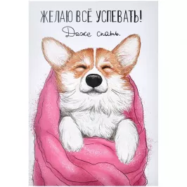 Открытка "Желаю всё успевать" картинка 372268 - МосИгра